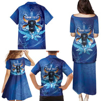 Personalized Boi Caprichoso Family Matching Puletasi and Hawaiian Shirt Brazil Folklore Festival - Wonder Print Shop