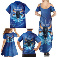 Personalized Boi Caprichoso Family Matching Summer Maxi Dress and Hawaiian Shirt Brazil Folklore Festival - Wonder Print Shop