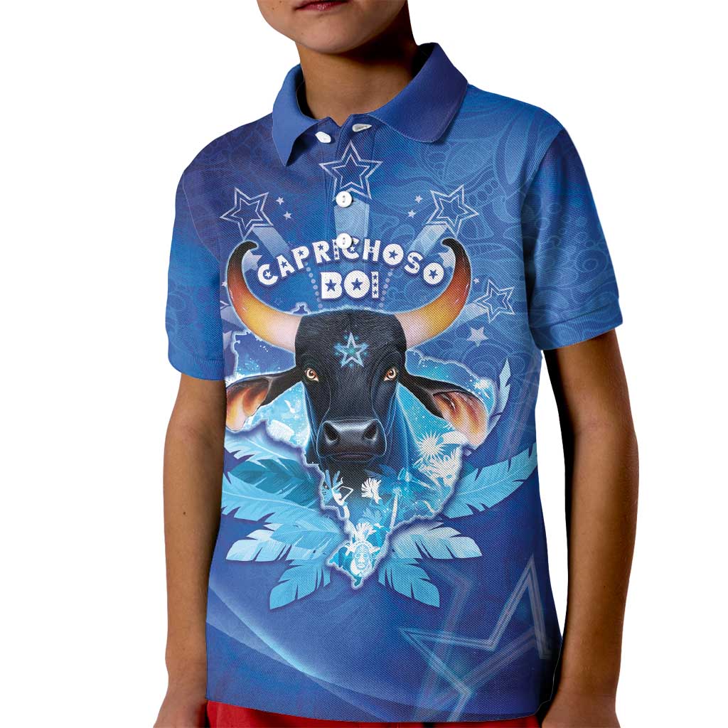 Personalized Boi Caprichoso Kid Polo Shirt Brazil Folklore Festival - Wonder Print Shop