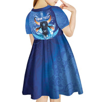 Personalized Boi Caprichoso Kid Short Sleeve Dress Brazil Folklore Festival - Wonder Print Shop