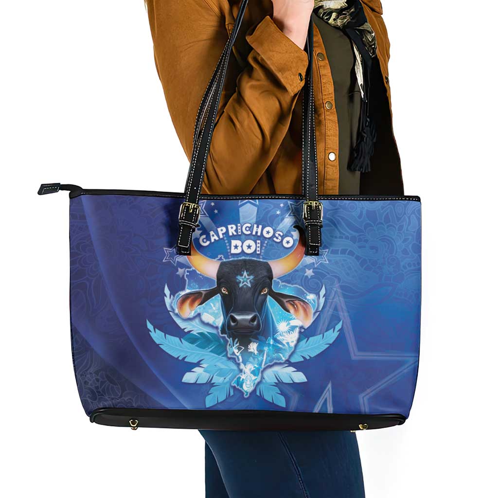 Boi Caprichoso Leather Tote Bag Brazil Folklore Festival - Wonder Print Shop