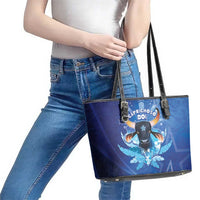 Boi Caprichoso Leather Tote Bag Brazil Folklore Festival - Wonder Print Shop