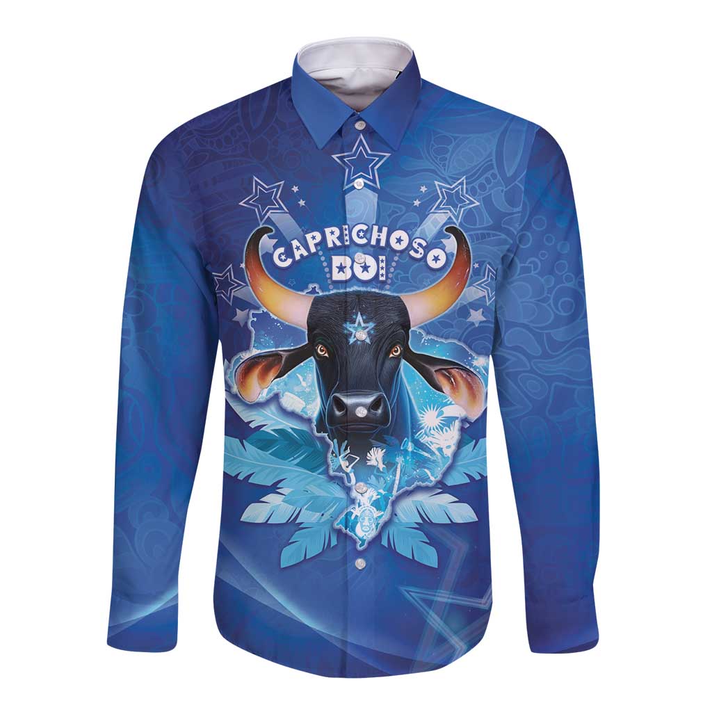 Personalized Boi Caprichoso Long Sleeve Button Shirt Brazil Folklore Festival - Wonder Print Shop