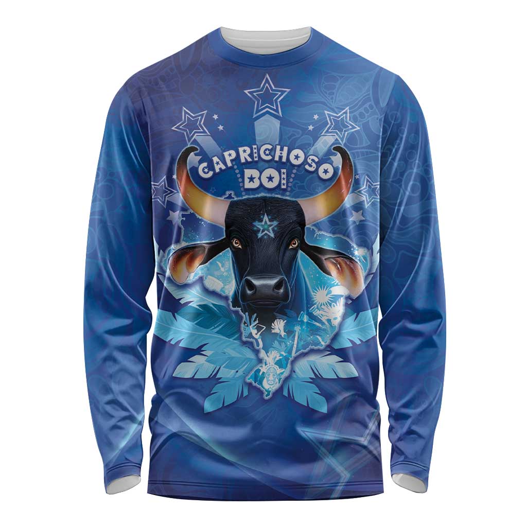 Personalized Boi Caprichoso Long Sleeve Shirt Brazil Folklore Festival - Wonder Print Shop
