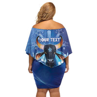 Personalized Boi Caprichoso Off Shoulder Short Dress Brazil Folklore Festival - Wonder Print Shop