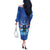 Personalized Boi Caprichoso Off The Shoulder Long Sleeve Dress Brazil Folklore Festival - Wonder Print Shop