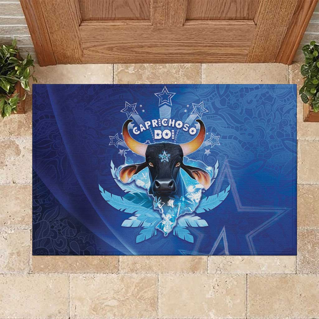 Boi Caprichoso Rubber Doormat Brazil Folklore Festival - Wonder Print Shop