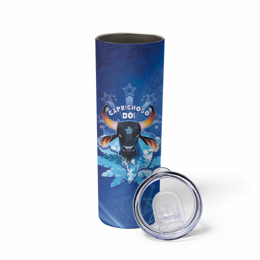 Personalized Boi Caprichoso Skinny Tumbler Brazil Folklore Festival - Wonder Print Shop