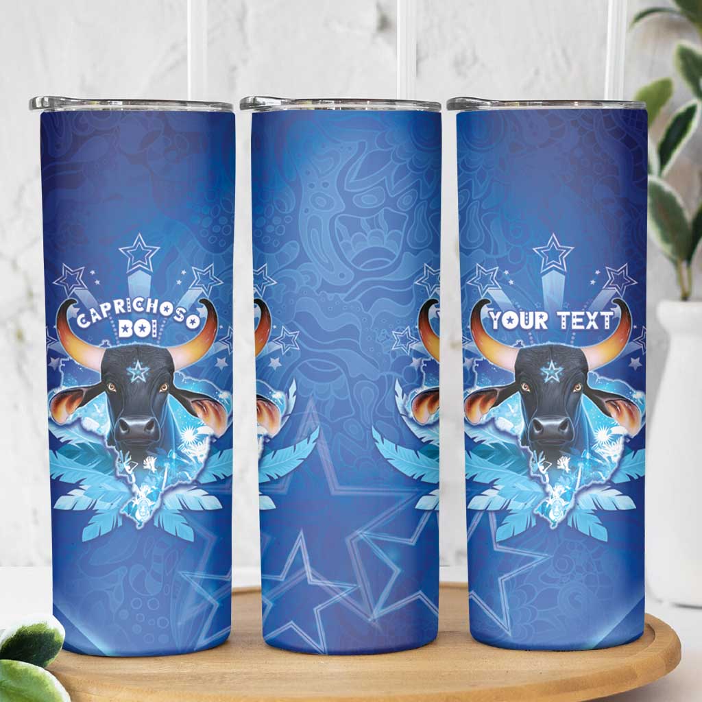 Personalized Boi Caprichoso Skinny Tumbler Brazil Folklore Festival - Wonder Print Shop