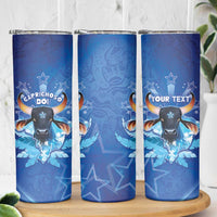 Personalized Boi Caprichoso Skinny Tumbler Brazil Folklore Festival - Wonder Print Shop