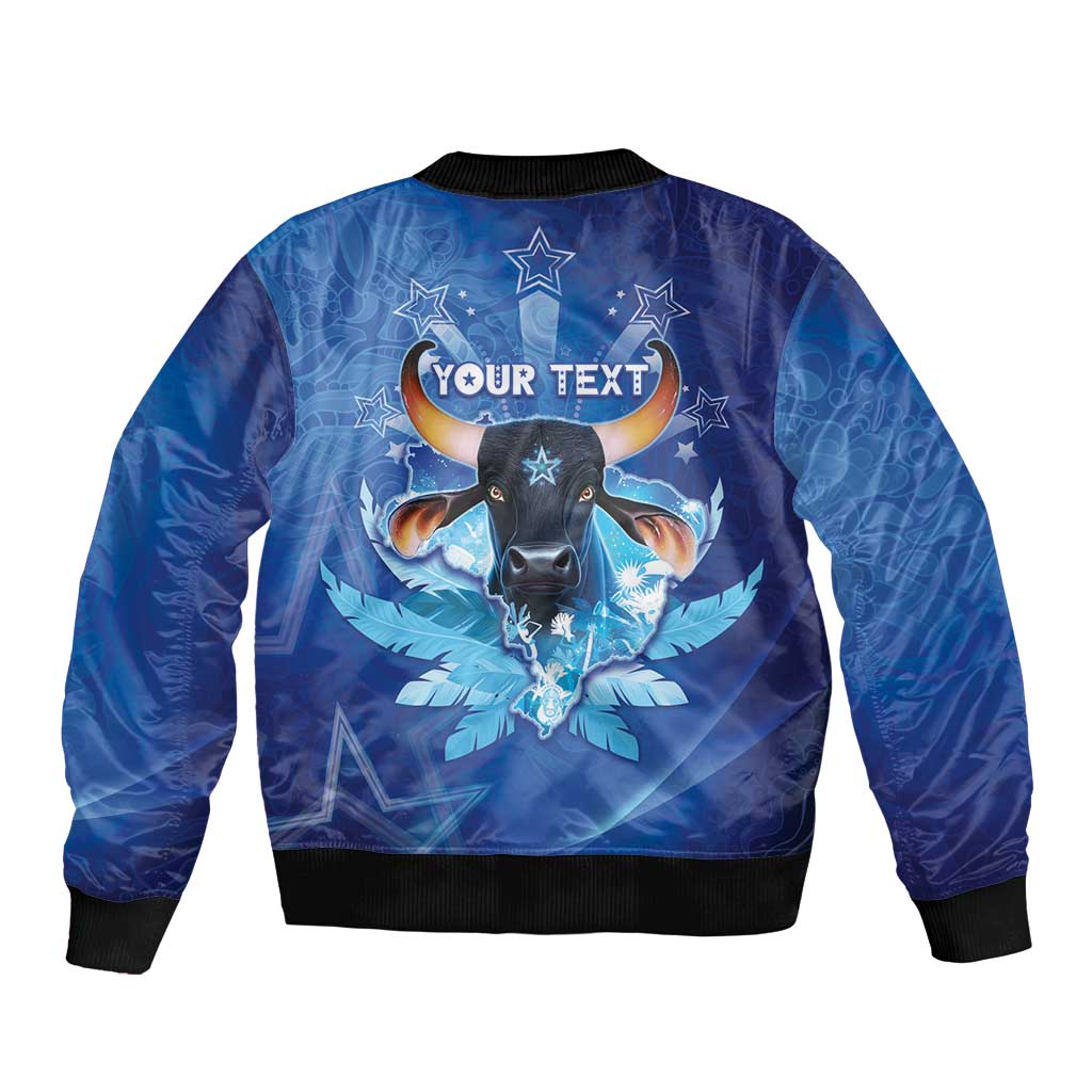 Personalized Boi Caprichoso Sleeve Zip Bomber Jacket Brazil Folklore Festival - Wonder Print Shop