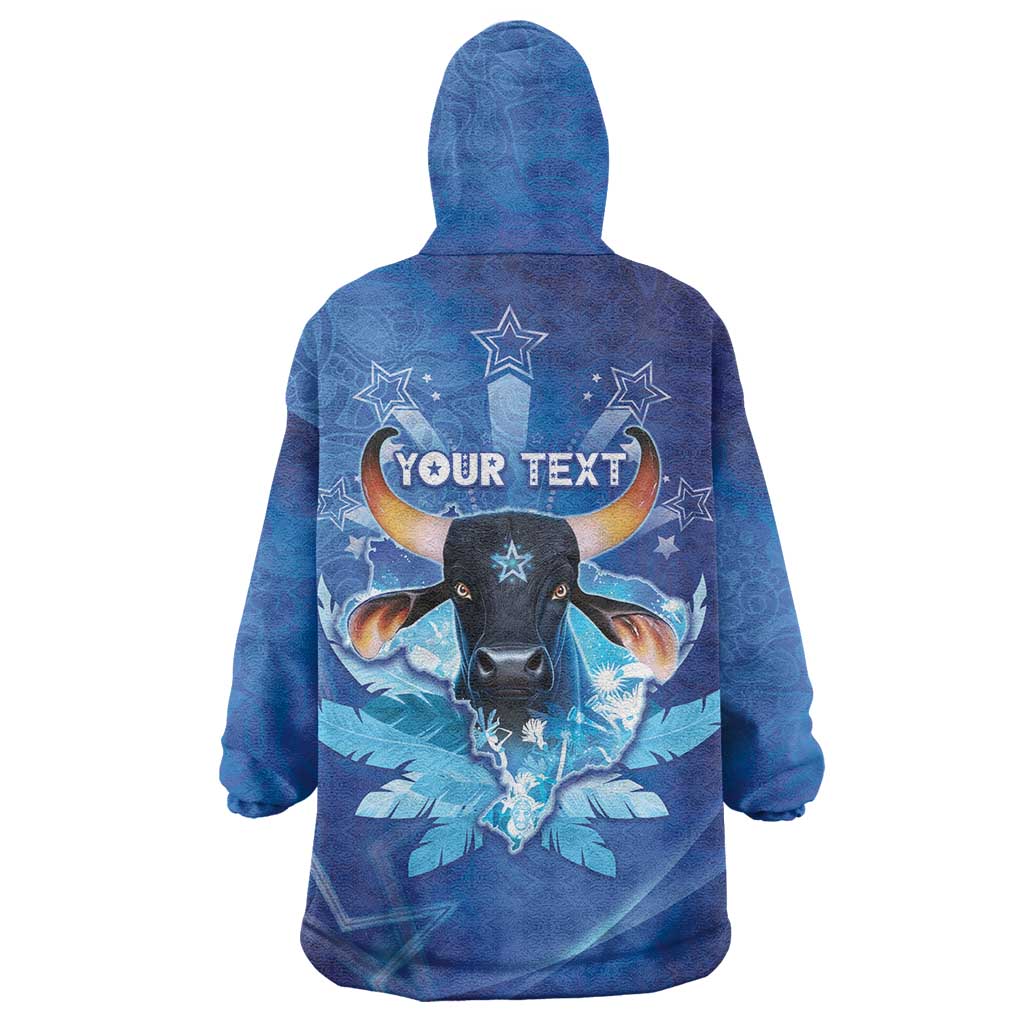 Personalized Boi Caprichoso Wearable Blanket Hoodie Brazil Folklore Festival - Wonder Print Shop