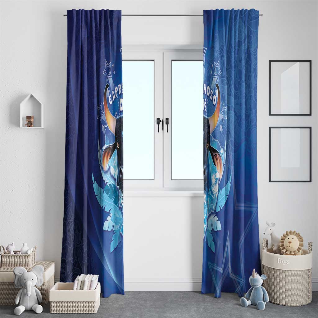 Boi Caprichoso Window Curtain Brazil Folklore Festival - Wonder Print Shop