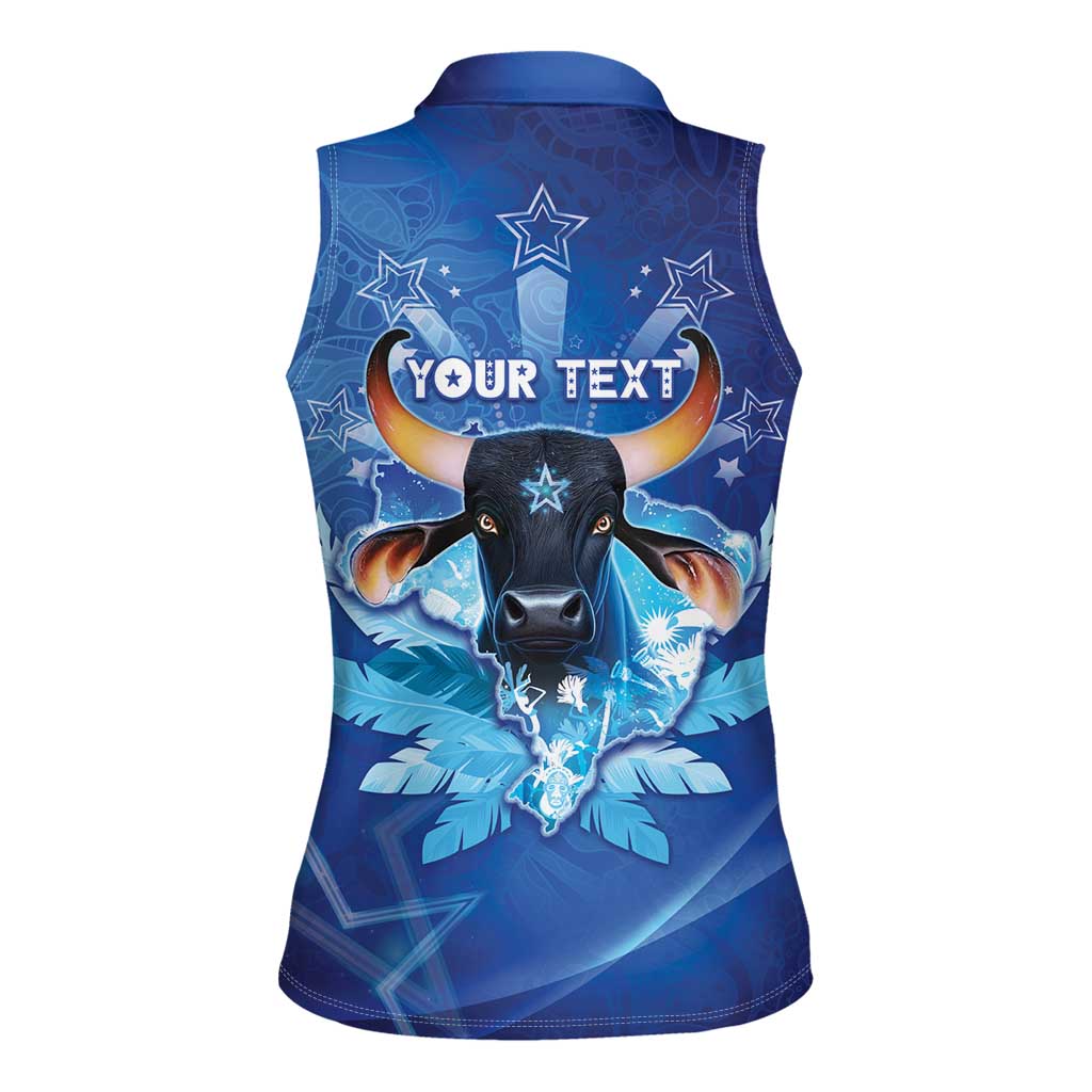 Personalized Boi Caprichoso Women Sleeveless Polo Shirt Brazil Folklore Festival - Wonder Print Shop