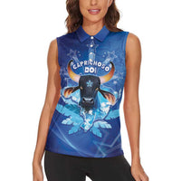 Personalized Boi Caprichoso Women Sleeveless Polo Shirt Brazil Folklore Festival - Wonder Print Shop