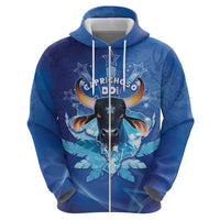 Personalized Boi Caprichoso Zip Hoodie Brazil Folklore Festival - Wonder Print Shop