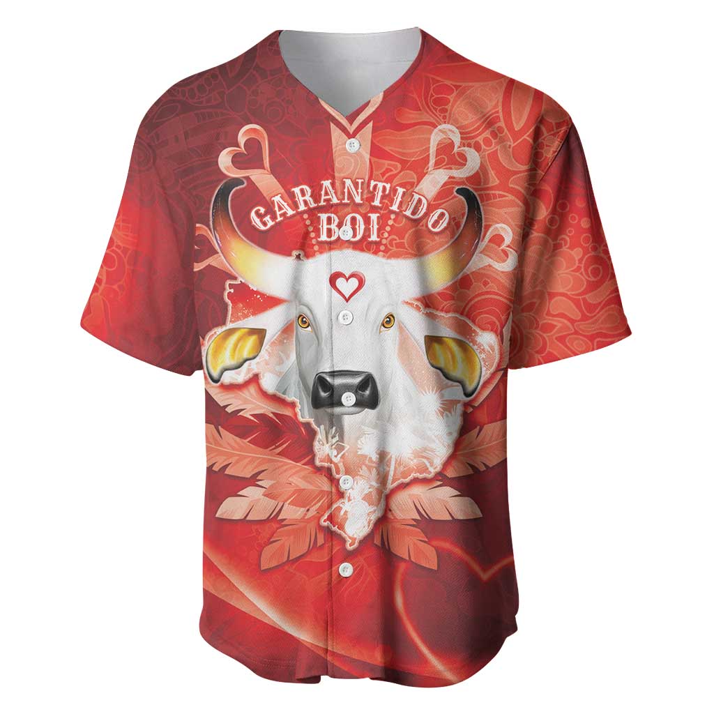 Personalized Boi Garantido Baseball Jersey Brazil Folklore Festival - Wonder Print Shop