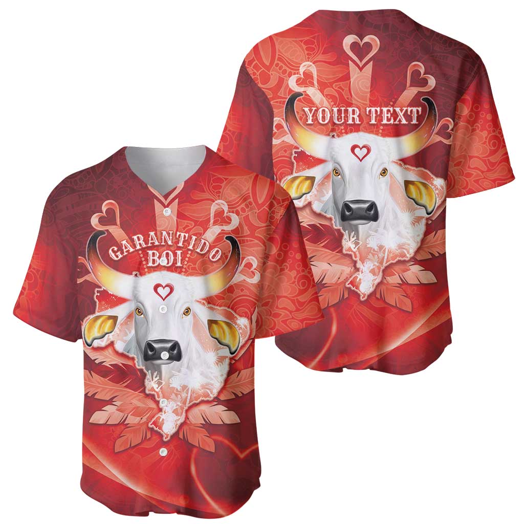 Personalized Boi Garantido Baseball Jersey Brazil Folklore Festival - Wonder Print Shop