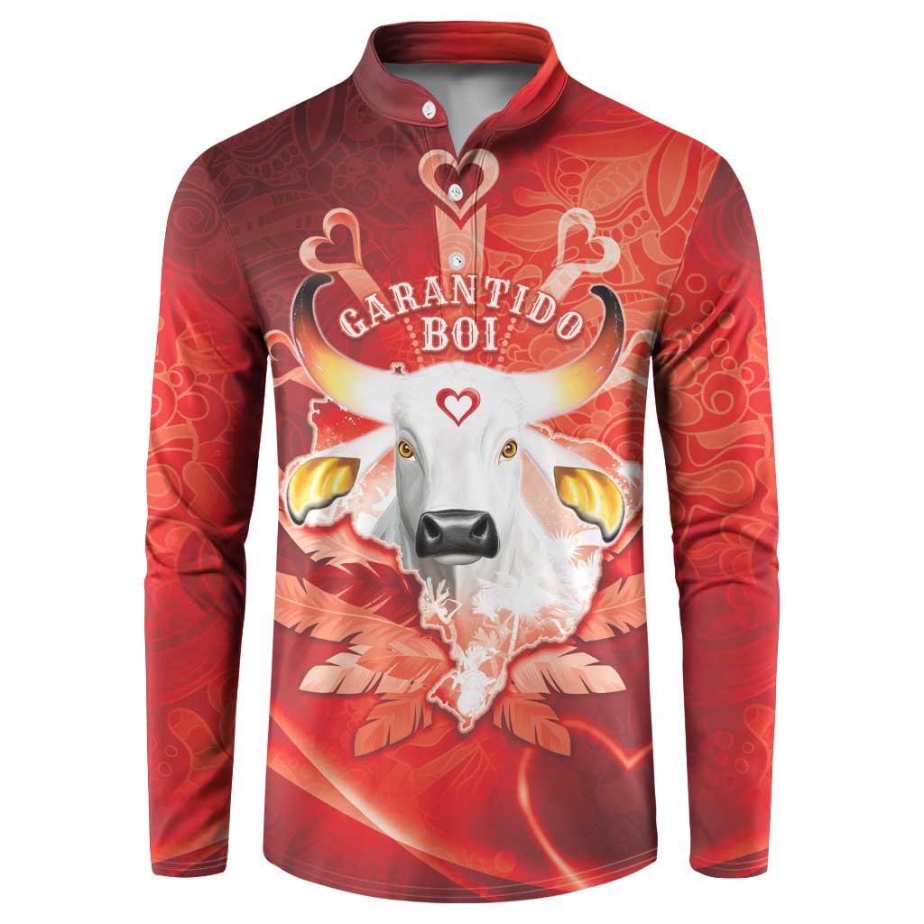 Personalized Boi Garantido Button Sweatshirt Brazil Folklore Festival - Wonder Print Shop