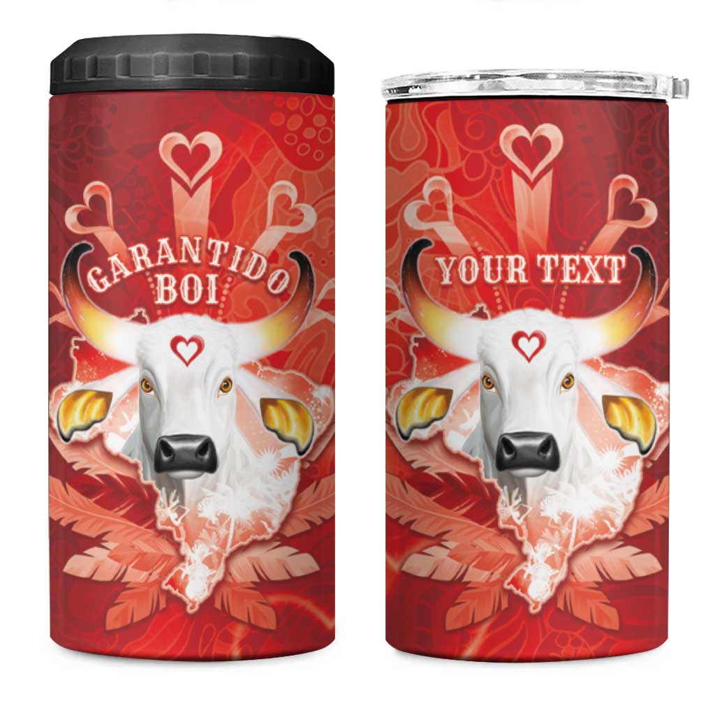 Personalized Boi Garantido 4 in 1 Can Cooler Tumbler Brazil Folklore Festival - Wonder Print Shop