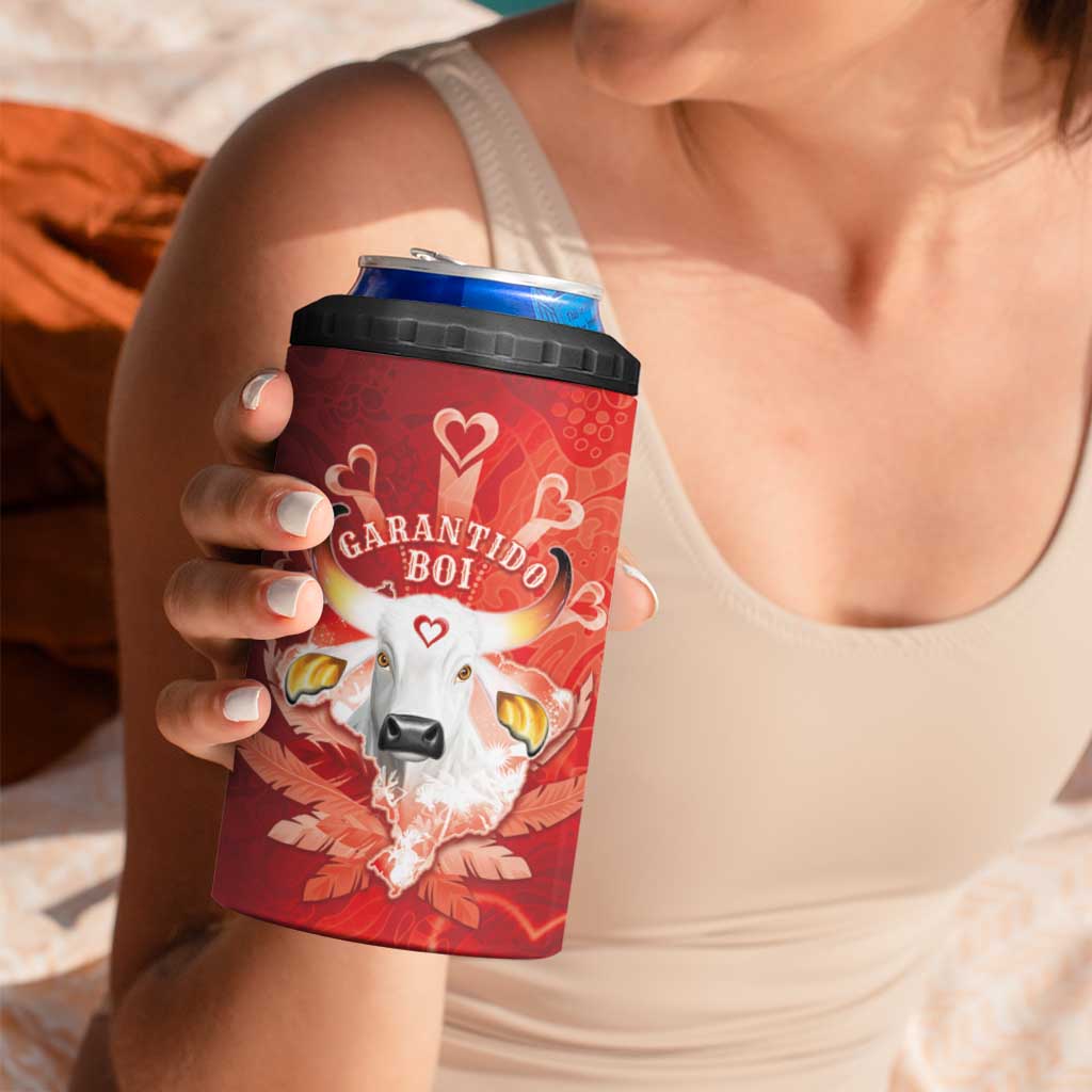 Personalized Boi Garantido 4 in 1 Can Cooler Tumbler Brazil Folklore Festival - Wonder Print Shop
