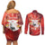 Personalized Boi Garantido Couples Matching Off Shoulder Short Dress and Long Sleeve Button Shirt Brazil Folklore Festival - Wonder Print Shop