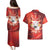 Personalized Boi Garantido Couples Matching Puletasi and Hawaiian Shirt Brazil Folklore Festival - Wonder Print Shop