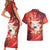 Personalized Boi Garantido Couples Matching Short Sleeve Bodycon Dress and Hawaiian Shirt Brazil Folklore Festival - Wonder Print Shop