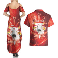 Personalized Boi Garantido Couples Matching Summer Maxi Dress and Hawaiian Shirt Brazil Folklore Festival - Wonder Print Shop