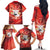 Personalized Boi Garantido Family Matching Off The Shoulder Long Sleeve Dress and Hawaiian Shirt Brazil Folklore Festival - Wonder Print Shop