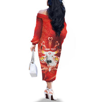 Personalized Boi Garantido Family Matching Off The Shoulder Long Sleeve Dress and Hawaiian Shirt Brazil Folklore Festival - Wonder Print Shop