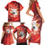 Personalized Boi Garantido Family Matching Short Sleeve Bodycon Dress and Hawaiian Shirt Brazil Folklore Festival - Wonder Print Shop