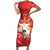 Personalized Boi Garantido Family Matching Short Sleeve Bodycon Dress and Hawaiian Shirt Brazil Folklore Festival - Wonder Print Shop