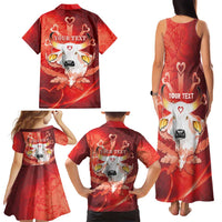 Personalized Boi Garantido Family Matching Tank Maxi Dress and Hawaiian Shirt Brazil Folklore Festival - Wonder Print Shop