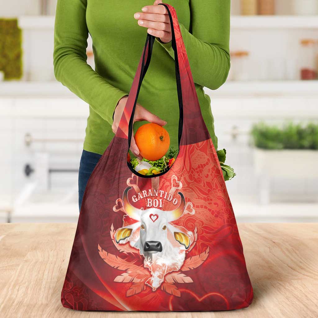 Boi Garantido Grocery Bag Brazil Folklore Festival - Wonder Print Shop