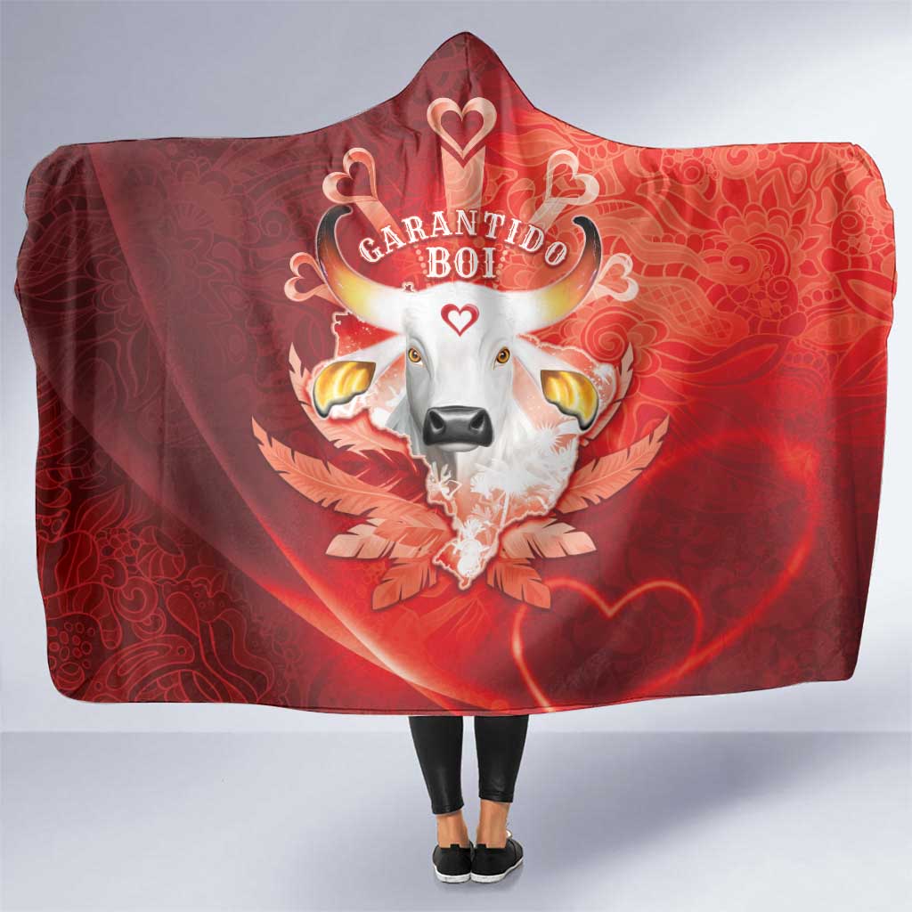 Boi Garantido Hooded Blanket Brazil Folklore Festival - Wonder Print Shop