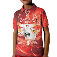 Personalized Boi Garantido Kid Polo Shirt Brazil Folklore Festival - Wonder Print Shop