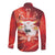 Personalized Boi Garantido Long Sleeve Button Shirt Brazil Folklore Festival - Wonder Print Shop