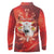 Personalized Boi Garantido Long Sleeve Polo Shirt Brazil Folklore Festival - Wonder Print Shop