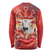 Personalized Boi Garantido Long Sleeve Shirt Brazil Folklore Festival - Wonder Print Shop