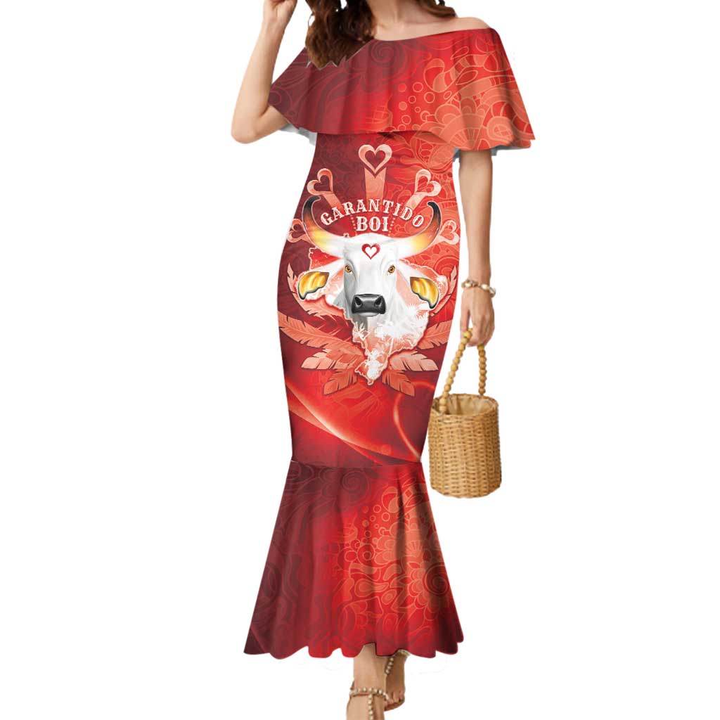 Personalized Boi Garantido Mermaid Dress Brazil Folklore Festival - Wonder Print Shop