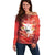 Personalized Boi Garantido Off Shoulder Sweater Brazil Folklore Festival - Wonder Print Shop