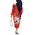 Personalized Boi Garantido Off The Shoulder Long Sleeve Dress Brazil Folklore Festival - Wonder Print Shop