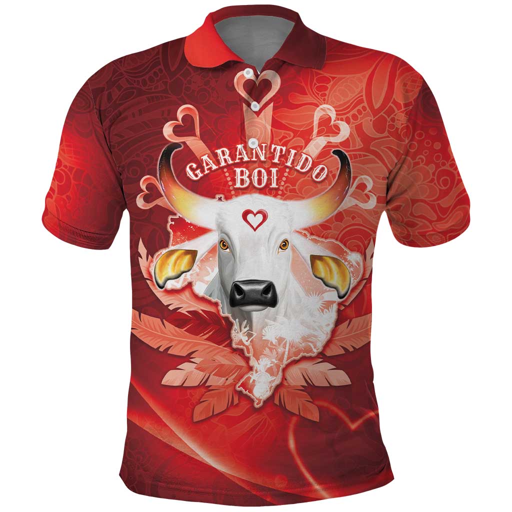 Personalized Boi Garantido Polo Shirt Brazil Folklore Festival - Wonder Print Shop