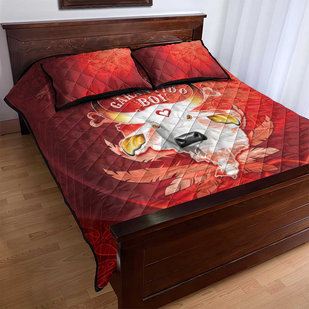 Boi Garantido Quilt Bed Set Brazil Folklore Festival - Wonder Print Shop