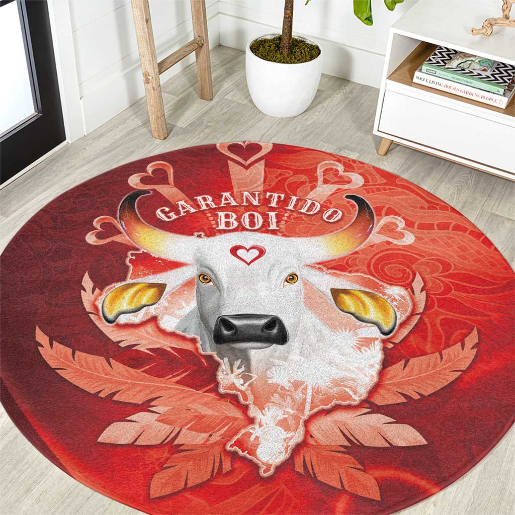 Boi Garantido Round Carpet Brazil Folklore Festival - Wonder Print Shop