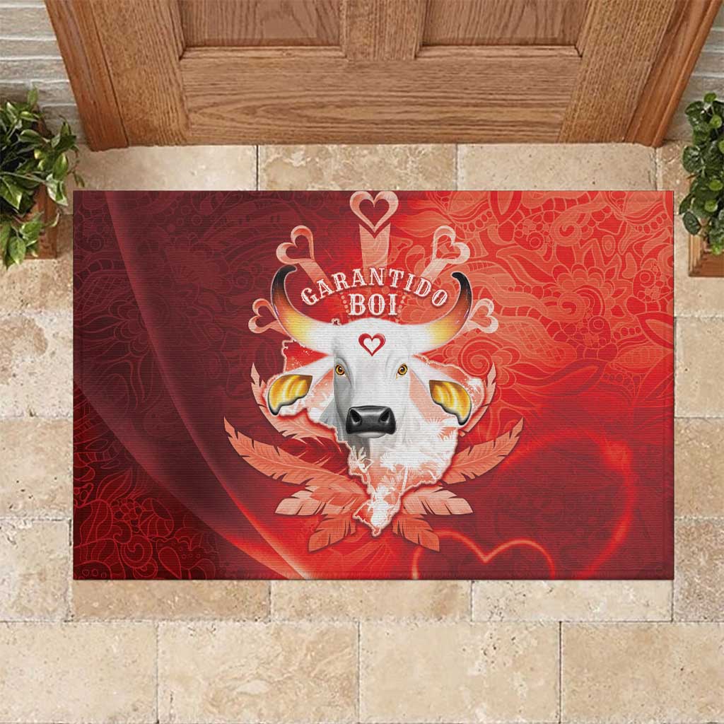 Boi Garantido Rubber Doormat Brazil Folklore Festival - Wonder Print Shop