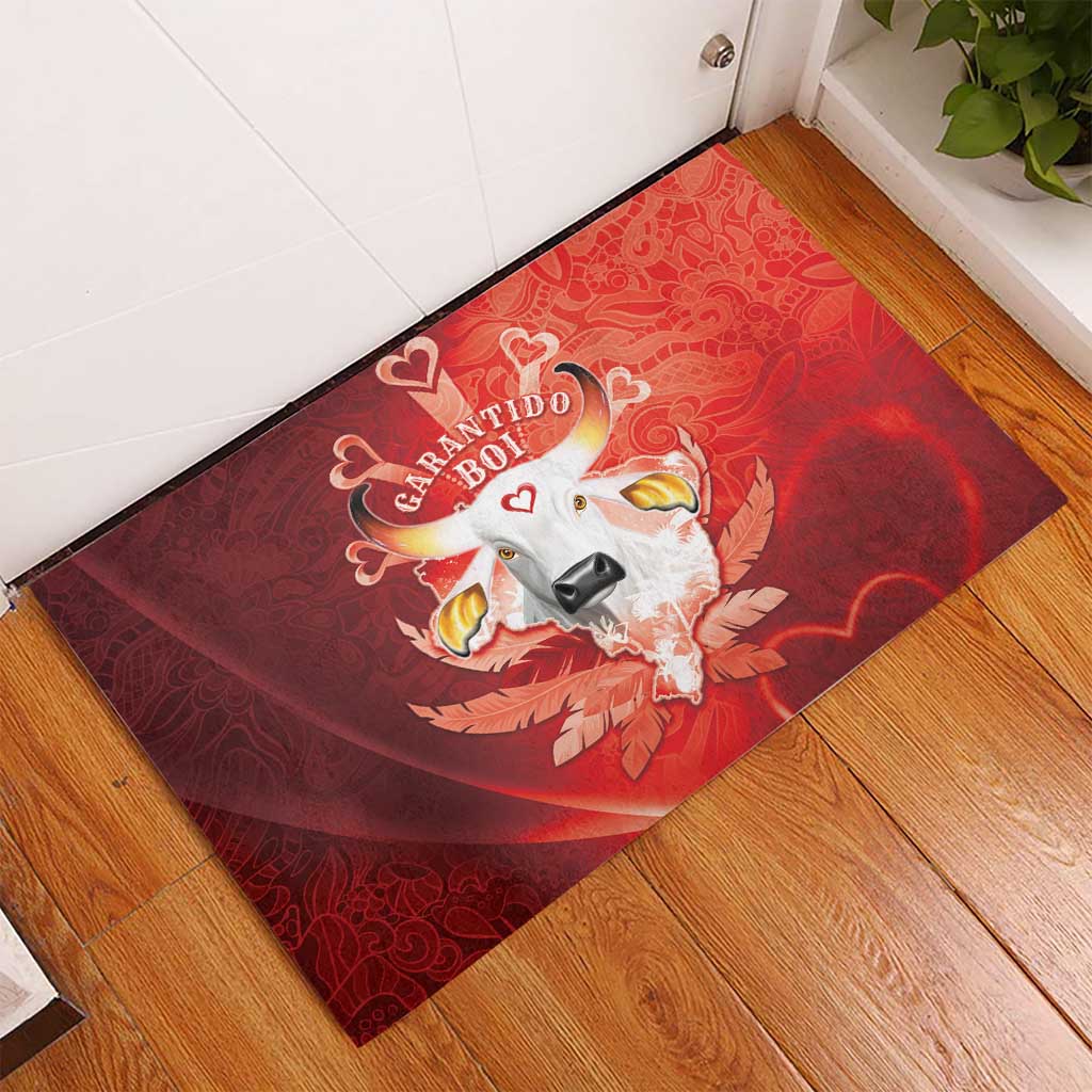 Boi Garantido Rubber Doormat Brazil Folklore Festival - Wonder Print Shop