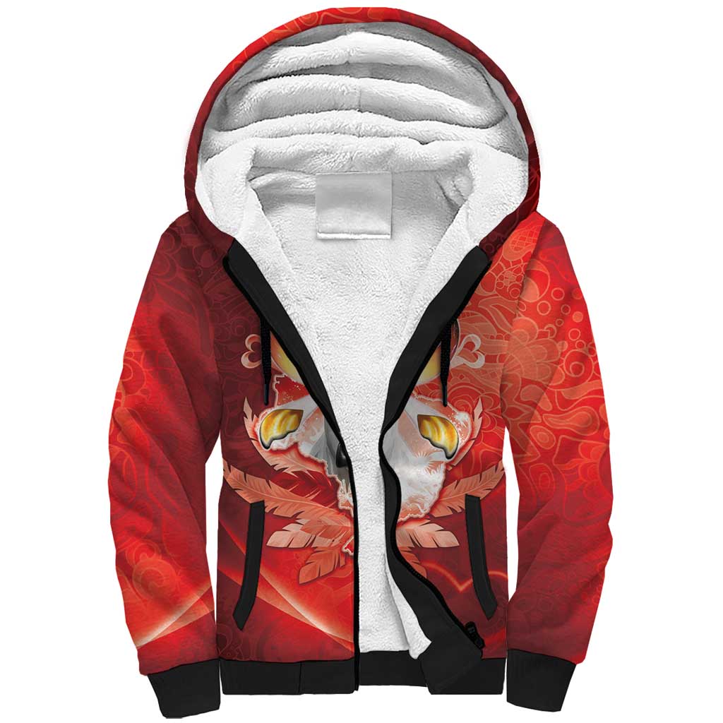 Personalized Boi Garantido Sherpa Hoodie Brazil Folklore Festival - Wonder Print Shop