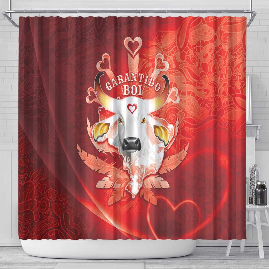Boi Garantido Shower Curtain Brazil Folklore Festival - Wonder Print Shop